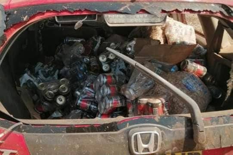 Honda fit accident