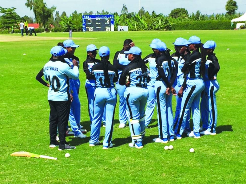 Rampant: The women's team posted a commanding total against Eswatini yesterday