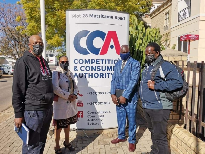 Ready for battle: BMWU executives after a previous engagement at the CCA PIC: BMWU FACEBOOK