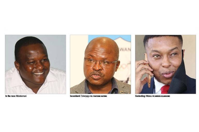 A tight contest is expected with three men, incumbent Botsang Tshenyego, Ookeditse Malesu and Tirelo Mukokomani