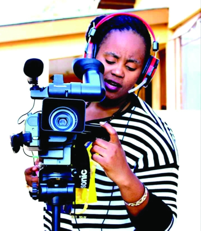Queen Shooter, is one of the few women cinematographers in Botswana