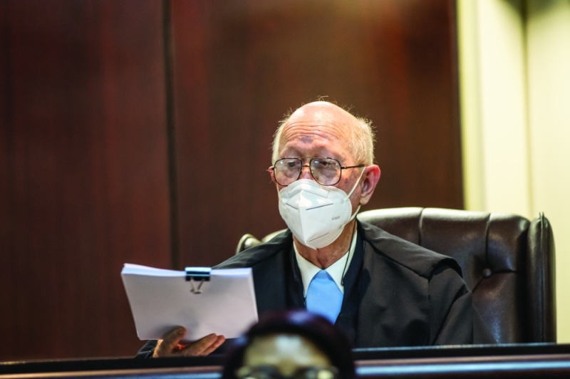 Justice Kirby handing down his very last judgement on LEGABIBO case PIC: THALEFANG CHARLES
