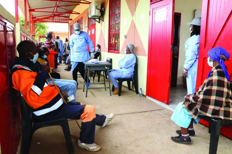 Exercising a right: Voters went to the polls in 11 by-elections recently PIC: MORERI SEJAKGOMO
