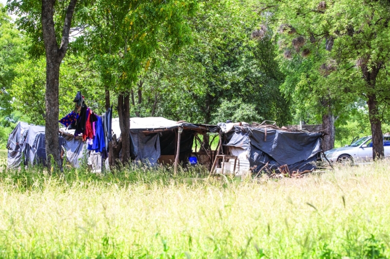 Out in the open: Squatters in Pandamatenga are exposed to dangerous wildlife such as lions PIC: THALEFANG CHARLES