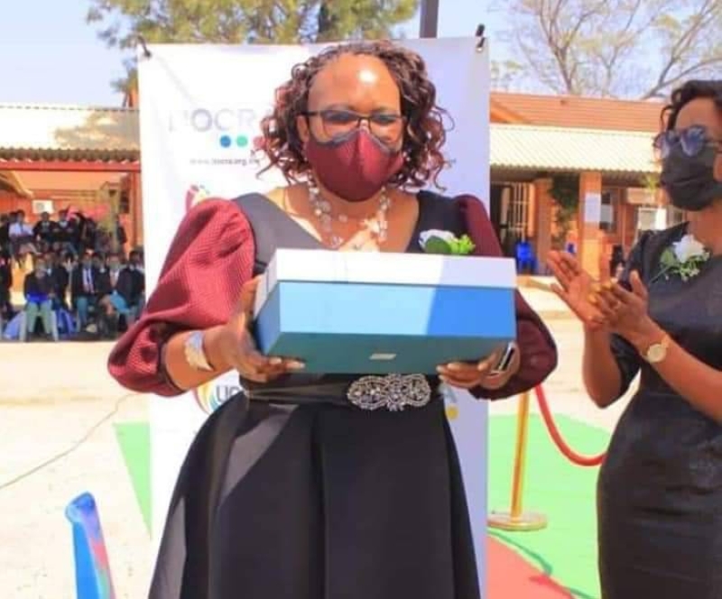 Letsholathebe, the winning school head