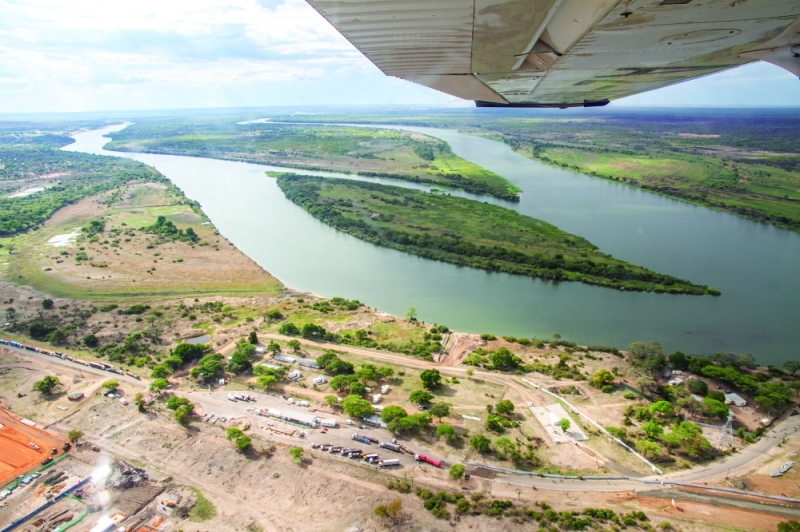 Tapping the source: The world famous quadripoint, where the Chobe meets the Zambezi, will supply nearly 500 million cubic metres of water each year across the country PIC: THALEFANG CHARLES