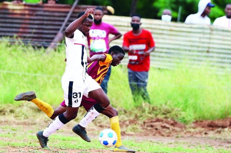 Fierce battle: Rovers (gold and maroon) have a battle in their hands to avoid relegation PIC: KENNEDY RAMOKONE