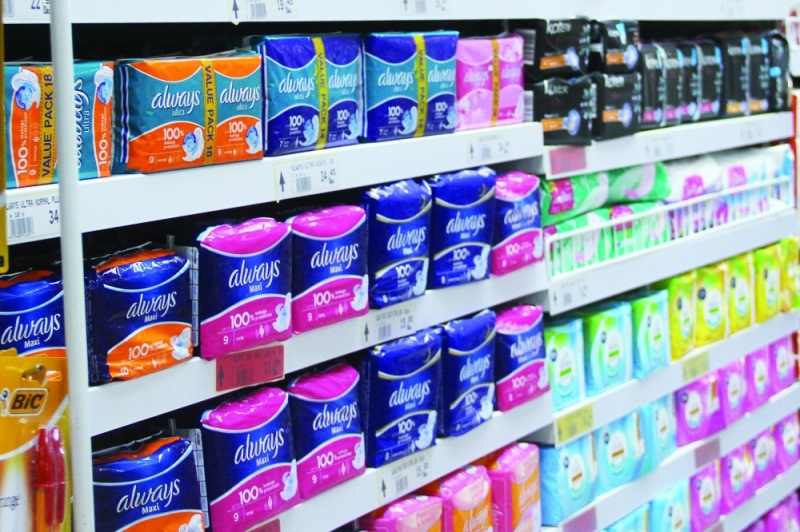 Sanitary pads PIC: KENNEDY RAMOKONE