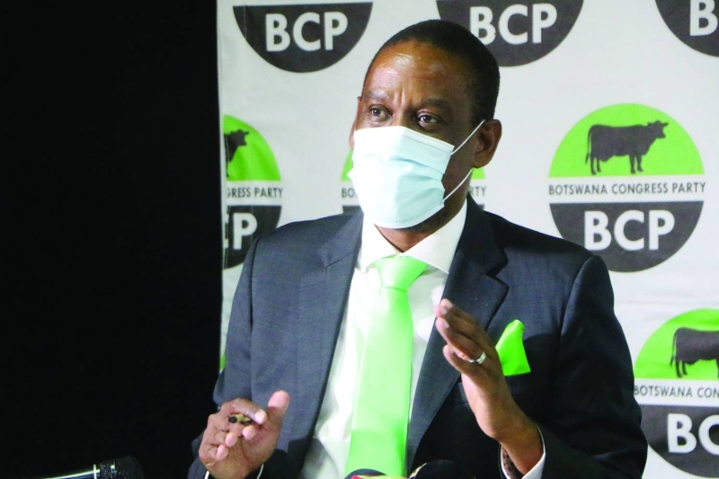 BCP president Dumelalng saleshando PIC: MORERI SEJAKGOMO