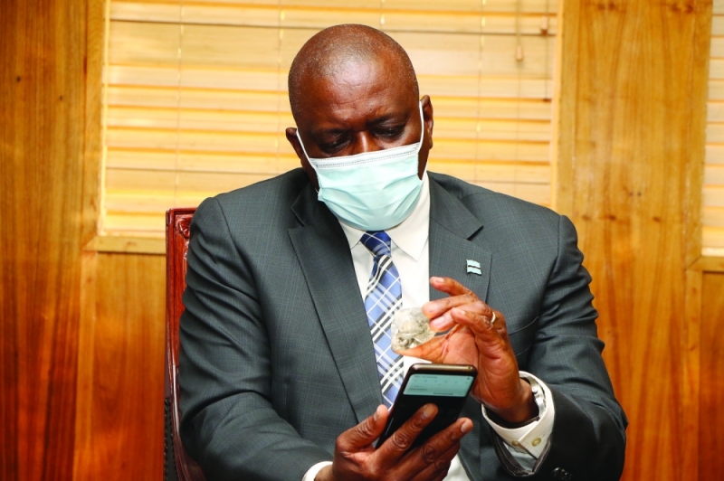 Flagbearer: Botswana has built a solid reputation as a leader in the production of clean diamonds used for sustainable development PIC: MORERI SEJAKGOMO