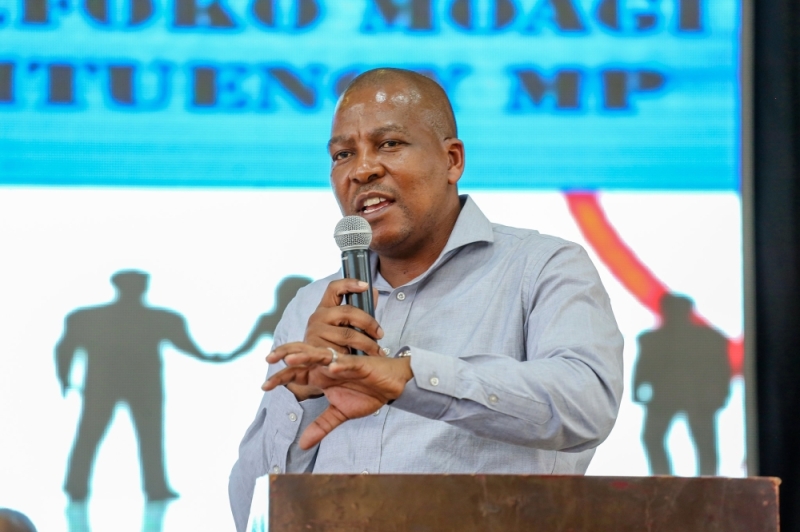 At the helm: Moagi was recently in talks with Mantashe in Gaborone PIC: FACEBOOK