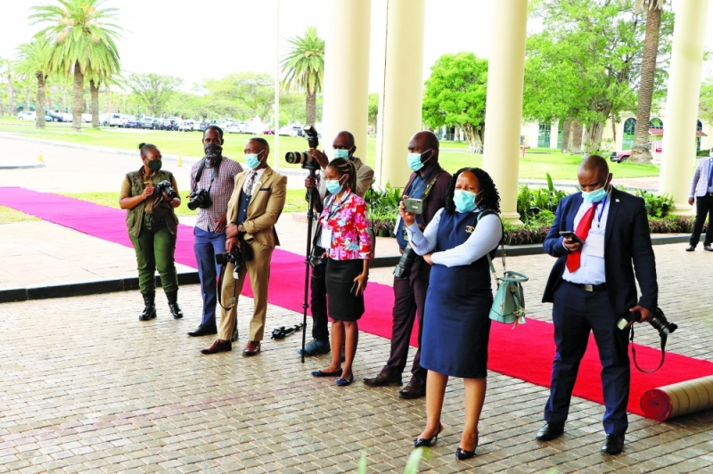 Pushing back: Journalists led civic society’s resistance to the original legislation PIC: PHATSIMO KAPENG