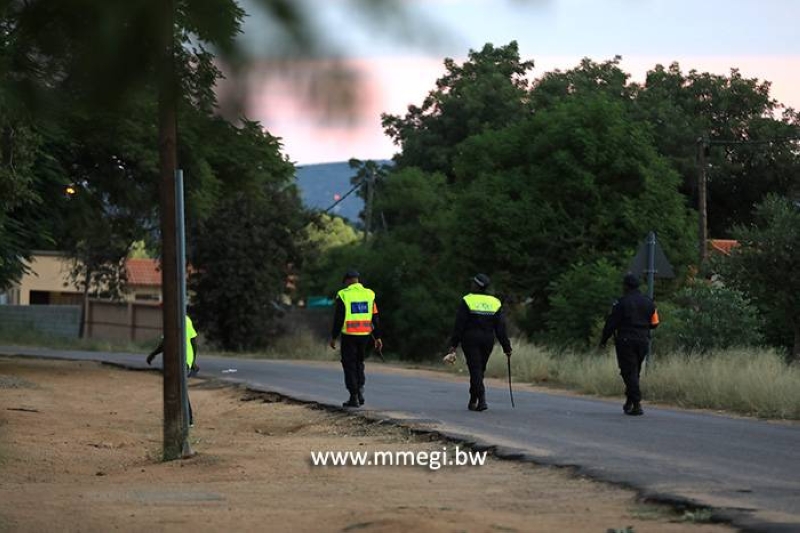 Police officers patrolling the streets