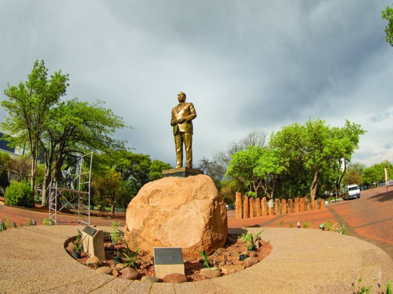 Sir Seretse Khama Statue in Gaborone. PIC: THALEFANG CHARLES