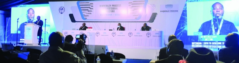 Unimpressed: Yoboue had strong words for the Kimberley Process’ closing ceremony PIC: KPCS.ORG