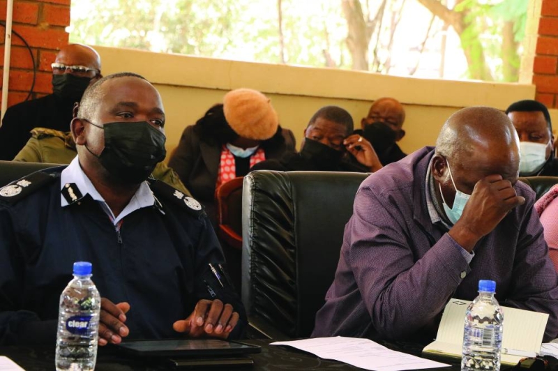 Solomon Mantswe and Perter Magosi PIC: KENNEDY RAMOKONE