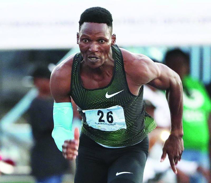 OUT TO PROVE HIS METTLE: Isaac Makwala PIC: KENNEDY RAMOKONE