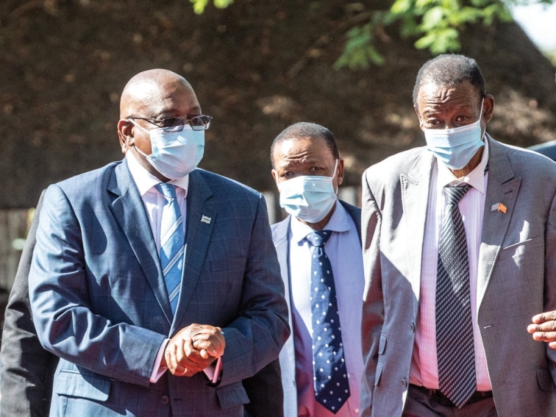 Masisi, Autlwetse and Kgamane in Serowe PIC: THALEFANG CHARLES