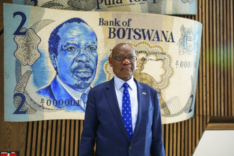 Bank of Botswana Governor Moses Pelaelo PIC: THALEFANG CHARLES