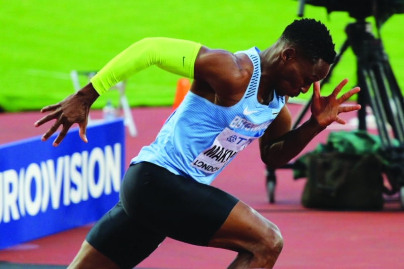 On the move: Makwala was told to leave the Athletes Village