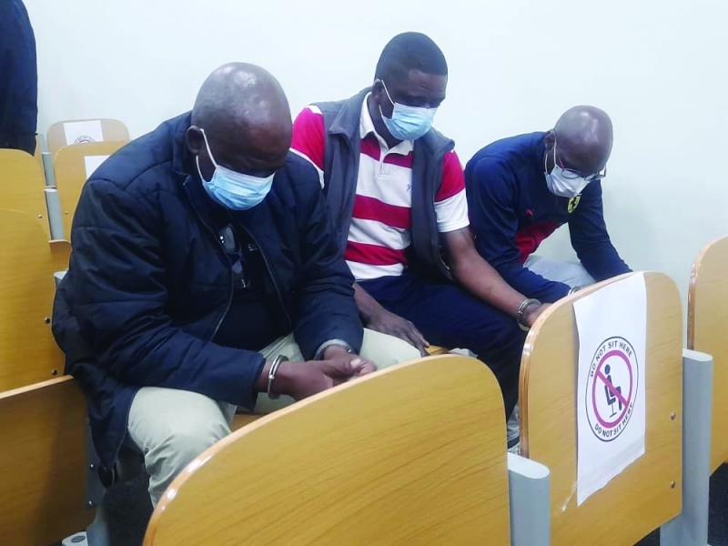 Accused persons: The men implicated in the murder of Kopong teacher