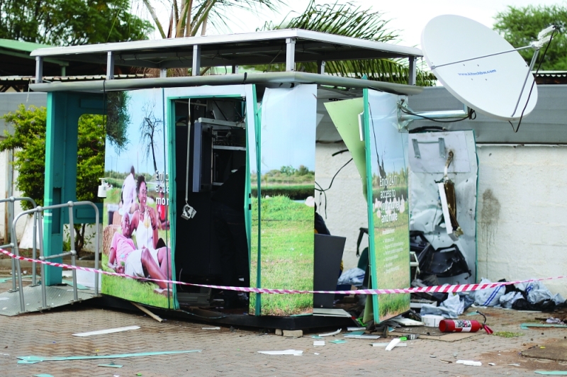 Explosives: The physical attacks on ATMs have been on the rise countrywide with most of the perpetrators getting away without trace.