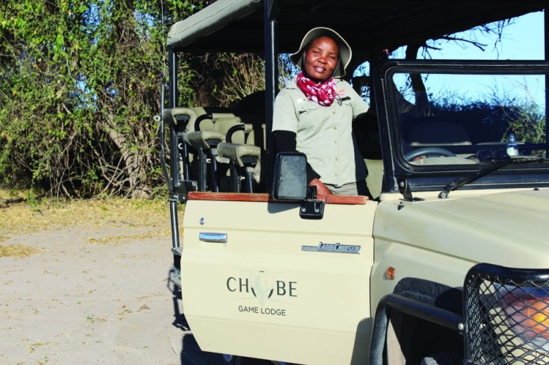 Out and about: Kahimbi ‘Kay’ Kaziyo and Irene Matshogo are part of the Chobe Angels PICS: MBONGENI MGUNI