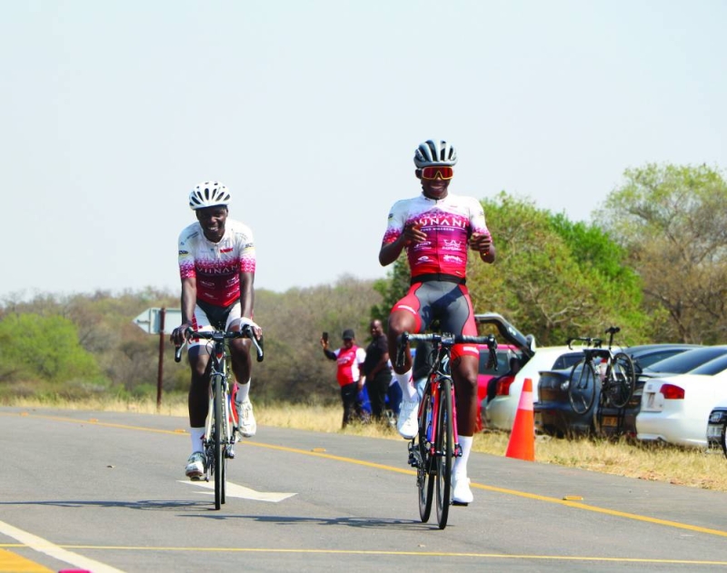 Thabiso Mokalake and Matlhogonolo Botlhole won the elite and Under 23 categories respectively at the Botswana Cycling Association (BCA) road race national championships held yesterday PIC: PHATSIMO KAPENG