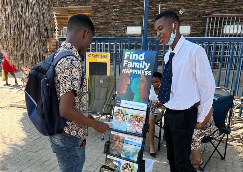 Jehova's Witnesses have resumed house-to-house preaching