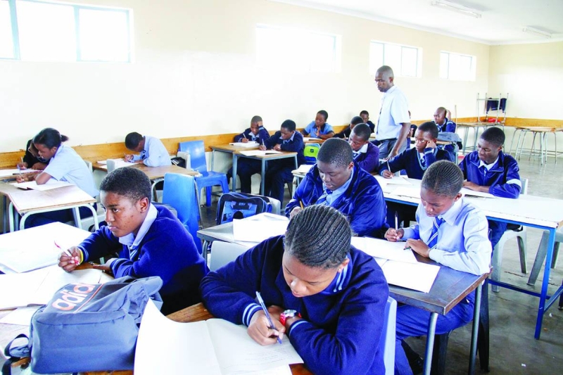 Pupils in classroom