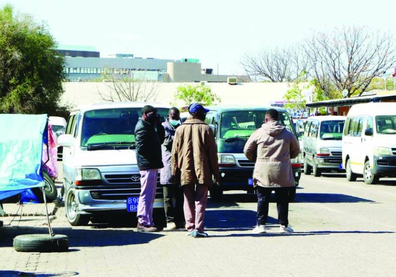 Combi drivers at the rank FILE PIC