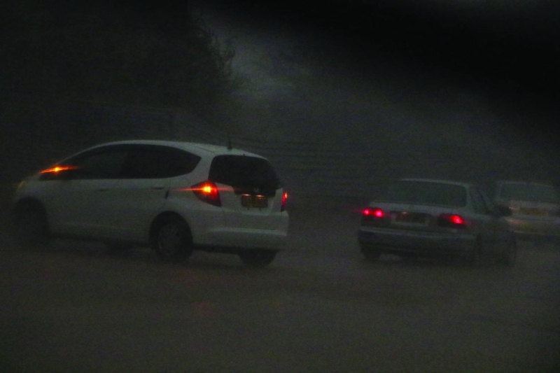 Hail storm in Gaborone 1. PIC MORERI SEJAKGOMO