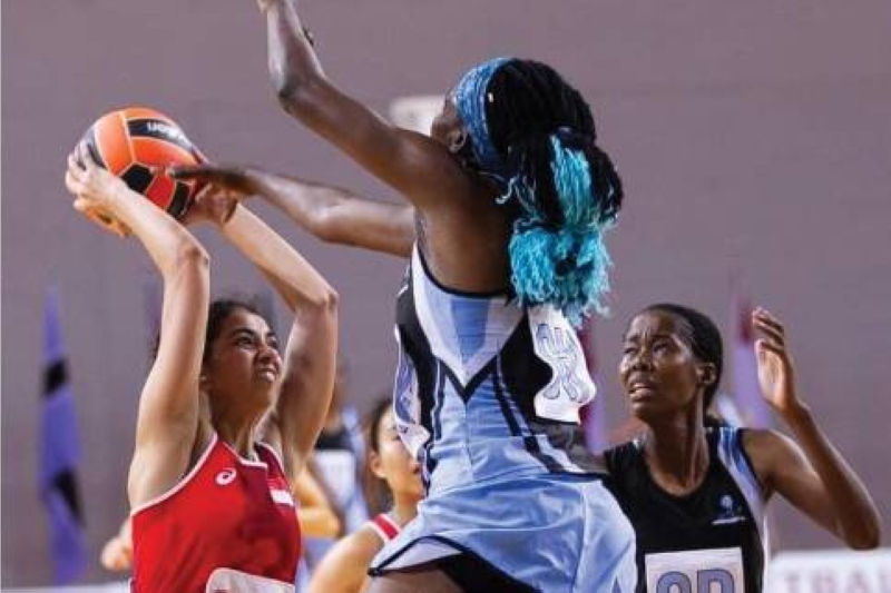 Team Botswana vs Malaysia at the Nations Cup