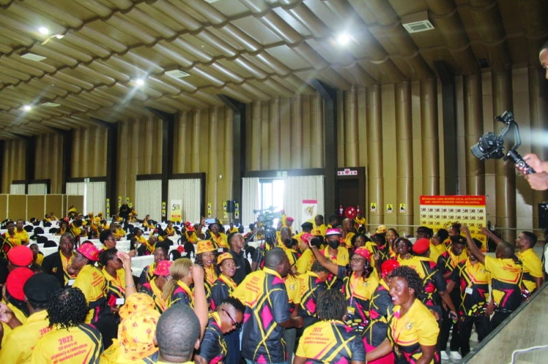 BLLAHWU Triennial congress delegates PIC: PALESA GASELABONE