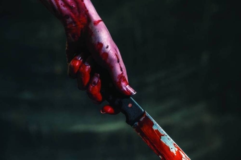 Bloody knife