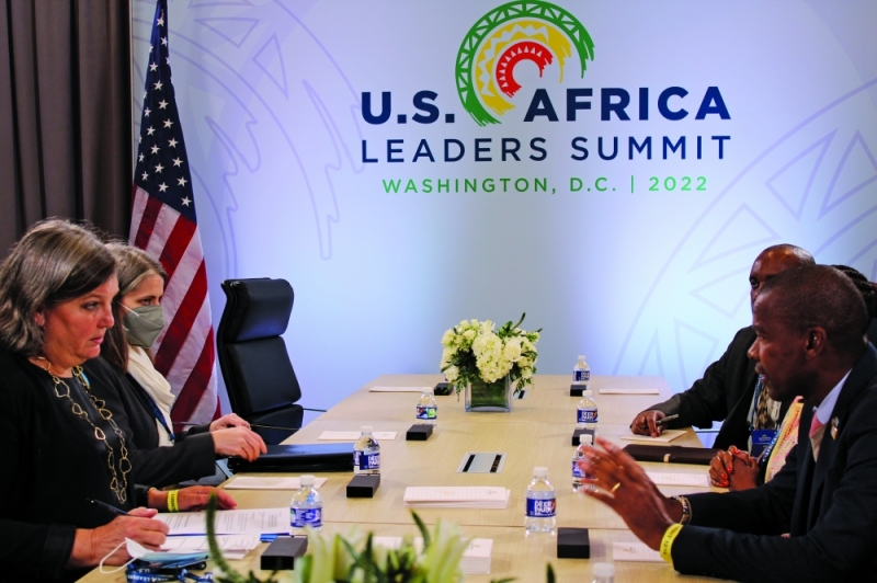 Partners for development: Foreign Affairs minister, Lemogang Kwape held a bilateral meeting with US undersecretary for Political Affairs, Victoria Nuland PIC: MBONGENI MGUNI