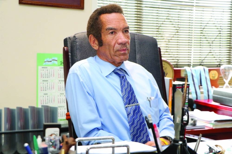 Ian Khama. PIC MORERI SEJAKGOMO.