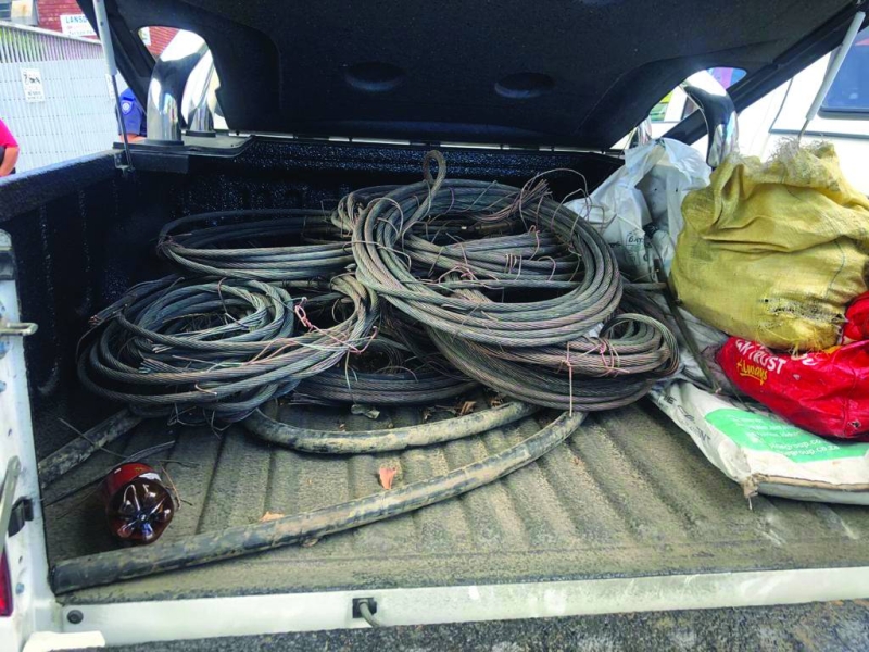 Copper cable theft PIC: SOWETANLIVE