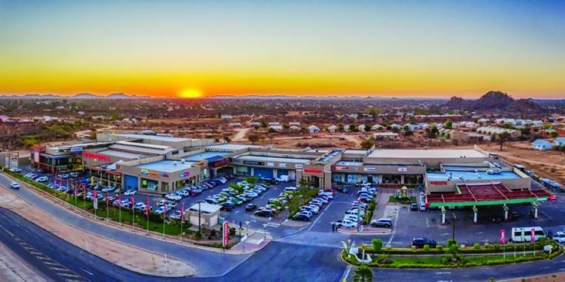 On the ground: Letlole la Rona owns numerous well known properties, including the Watershed Piazza in Mahalapye, one of its single most valuable assets PIC: LETLOLE.COM