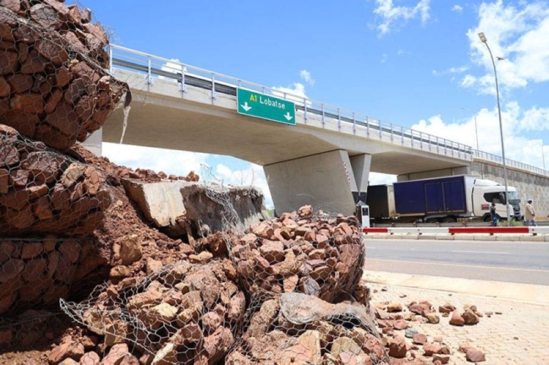 In the news: The Boatle bridge embankment collapsed after rains last year. Public procuring entities are generally sloth to submit “End of Activity Reports” and have a poor track record of monitoring contractors PIC: PHATSIMO KAPENG