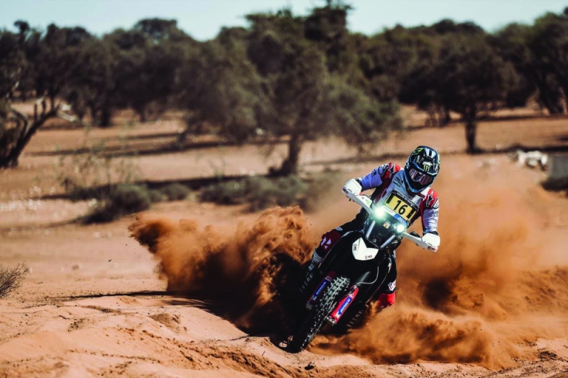 Pressing on: Branch faces a fresh challenge after the Dakar Rally PIC: BRANCH