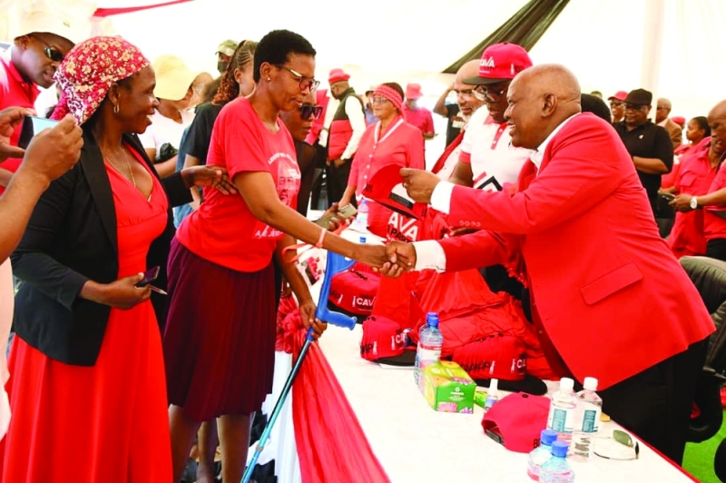 Masisi charming villagers PIC: SHARON MATHALA