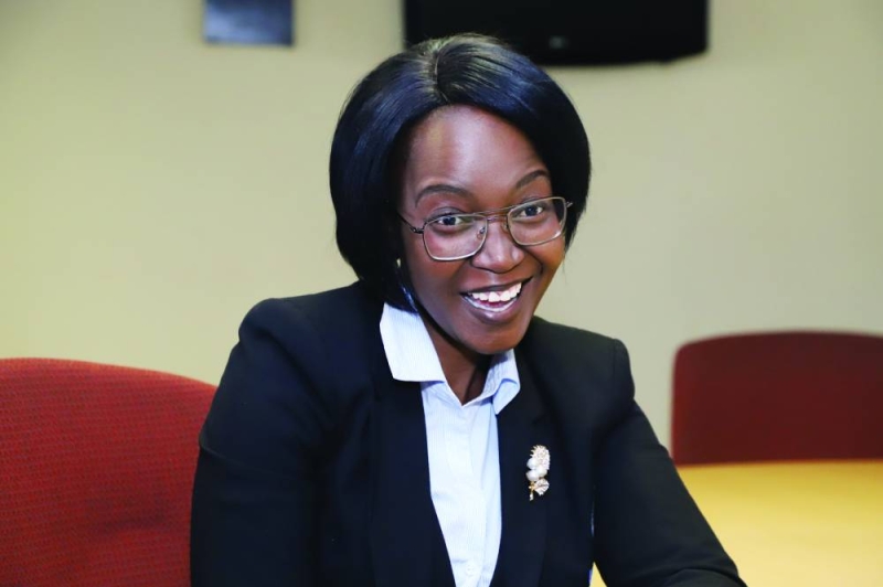 All smiles: Mompati is the chief executive at No Boundaries Sports PIC: MORERI SEJAKGOMO