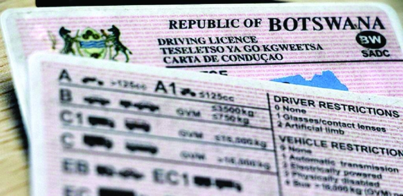 Botswana drivers license