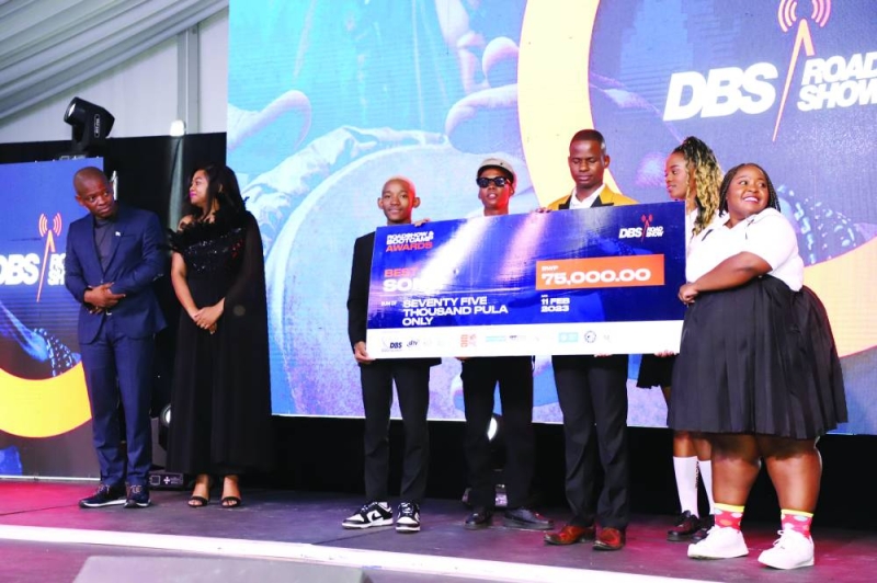 Team 75k won P75000 for best team work award PIC MORERI SEJAKGOMO