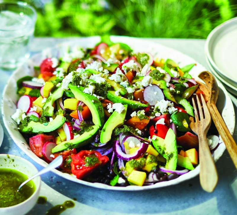 Leafy goodness: The humble salad provides excellent nutrition PIC: BBC GOOD FOOD