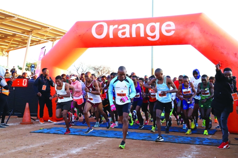 Take-off: Orange Phikwe Marathon is one of the key athletics events PIC: KENNEDY RAMOKONE