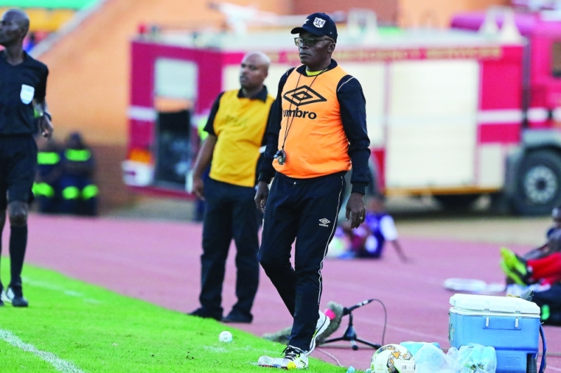 On the touchline: Mpote PIC: KENNEDY RAMOKONE
