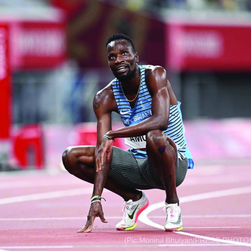 On the side-lines: Amos PIC: MONIRUL BHUIYAN/PRESSPHOTO