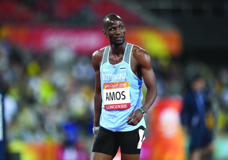 Hard times: Amos has vowed to returned stronger after the ban